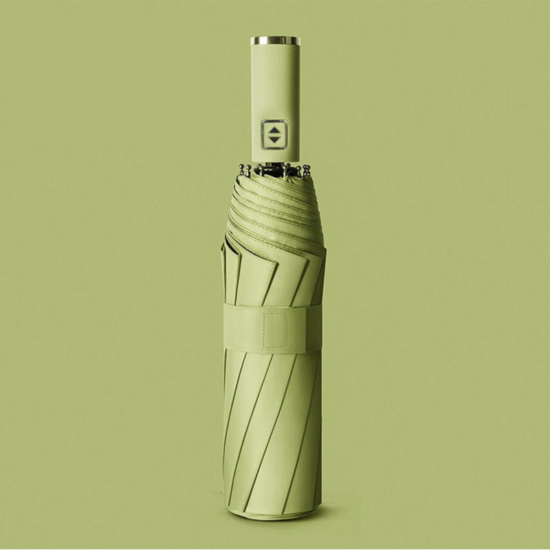 Custom Logo Ten-bone Automatic Sunshine and Rain Umbrella | Premium Corporate Gifts and Custom Gifts