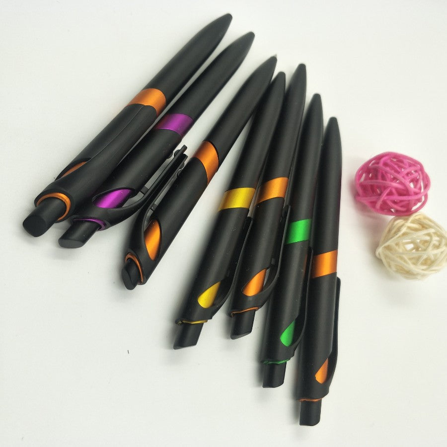 Custom Logo Black Pole Colorful Advertising Pen | Premium Corporate Gifts and Custom Gifts