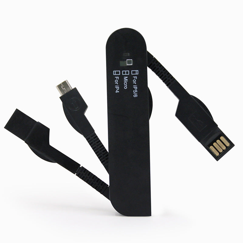 Custom Logo Saber 3-in-1 Charging Cable | Premium Corporate Gifts and Custom Gifts