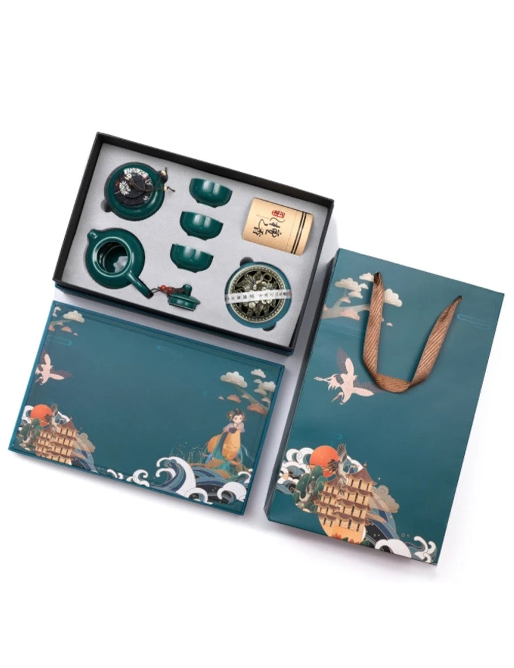 Retro Tea Cup Gift Box Set, view 2 of 4