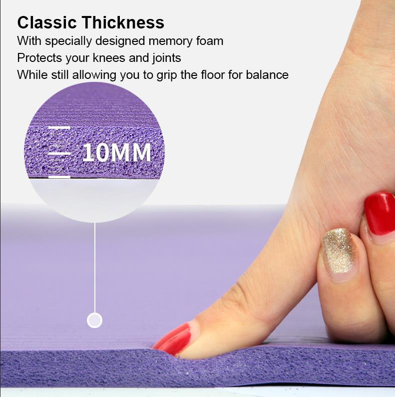 Custom Logo NBR Multi-Colored Yoga Mat | Premium Corporate Gifts and Custom Gifts