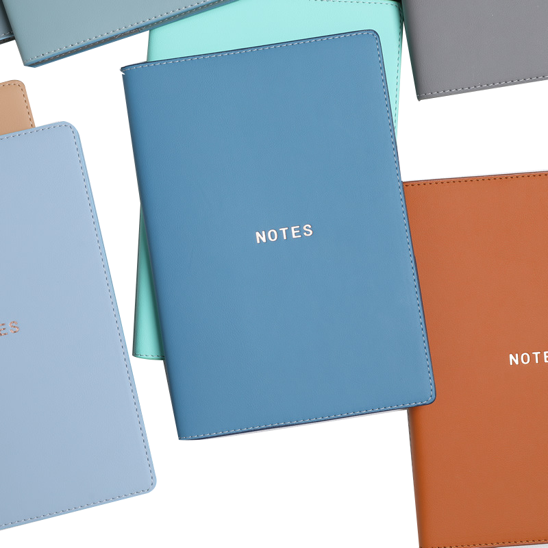 Custom Logo Simple plain leather notebook | Premium Corporate Gifts and Custom Gifts