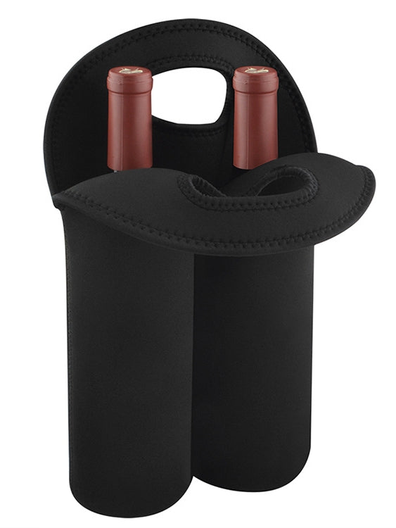 Custom Logo Diving Cloth Red Wine Protective Double Cup Sleeve | Premium Corporate Gifts and Custom Gifts