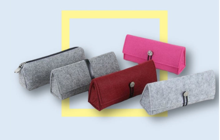 Custom Logo Felt Cloth Pen Bag | Premium Corporate Gifts and Custom Gifts