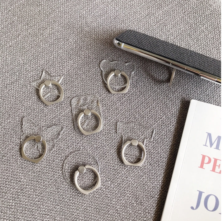 Custom Logo Transparent Ring Phone Holder | Premium Corporate Gifts and Custom Gifts