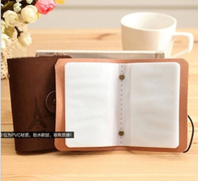 Custom Logo Vintage leather card holder | Premium Corporate Gifts and Custom Gifts
