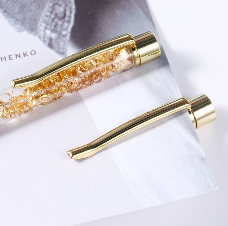 Custom Logo Gold foil rhinestone pen | Premium Corporate Gifts and Custom Gifts