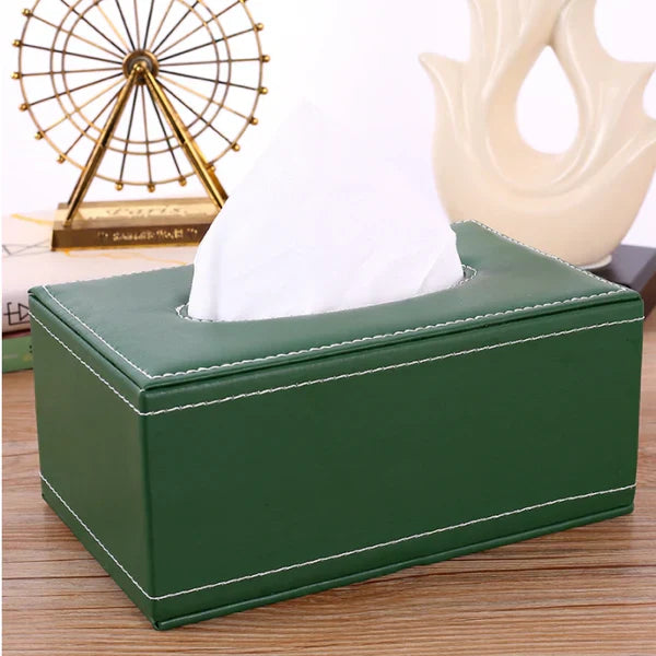 Custom Logo High-quality leather tissue paper box | Premium Corporate Gifts and Custom Gifts