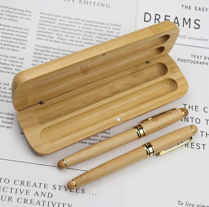 Custom Logo Wooden pen set | Premium Corporate Gifts and Custom Gifts