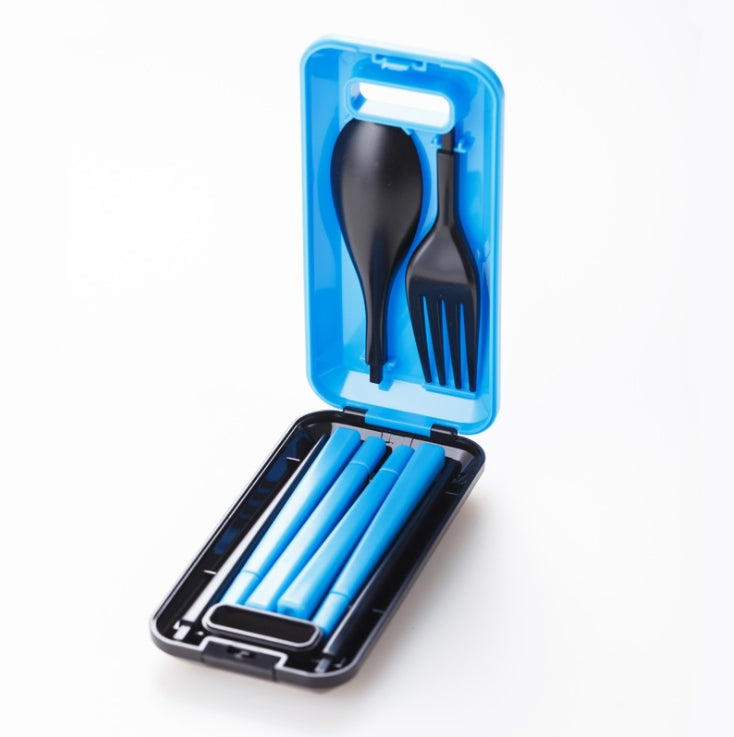 Custom Logo Candy-colored travel eco-friendly tableware storage set | Premium Corporate Gifts and Custom Gifts