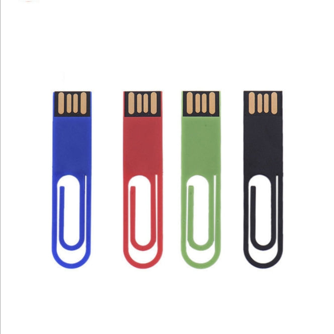 Custom Logo Multi-color paper clip shaped flash drive | Premium Corporate Gifts and Custom Gifts