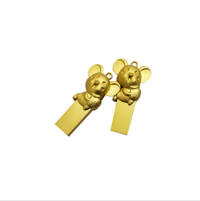 Custom Logo Mickey-shaped metal flash drive | Premium Corporate Gifts and Custom Gifts
