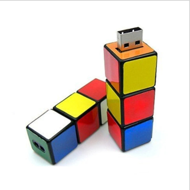 Custom Logo Rubik's Cube Shaped Flash Drive | Premium Corporate Gifts and Custom Gifts