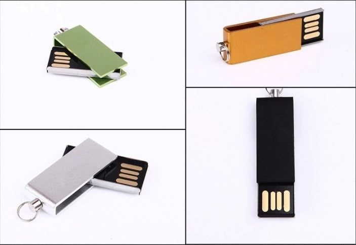 Custom Logo Metal Rotating OTG Flash Drive | Premium Corporate Gifts and Custom Gifts