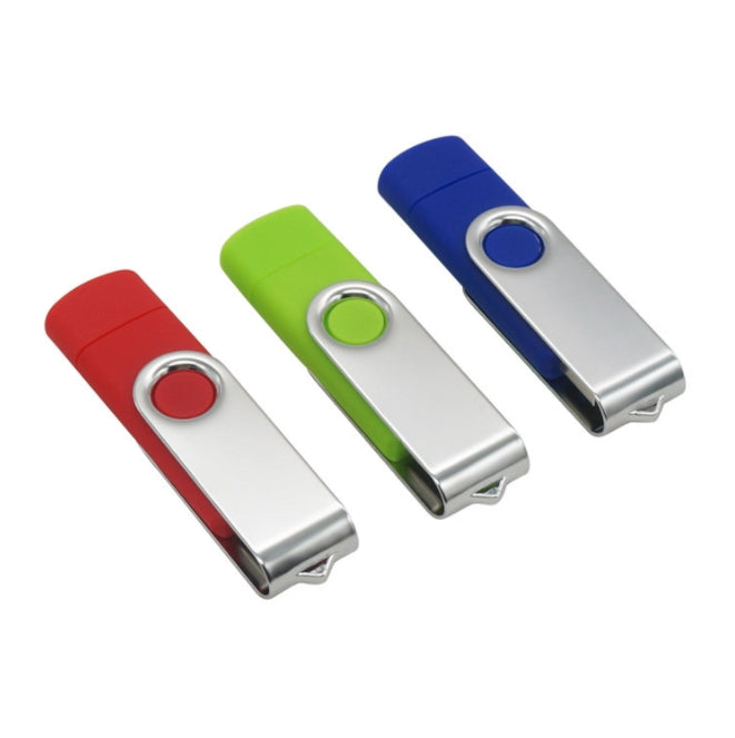Custom Logo Mobile phone and computer dual-purpose rotating flash drive | Premium Corporate Gifts and Custom Gifts