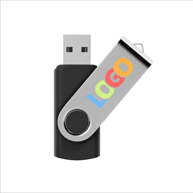 Custom Logo Classic Metal Rotating Flash Drive | Premium Corporate Gifts and Custom Gifts