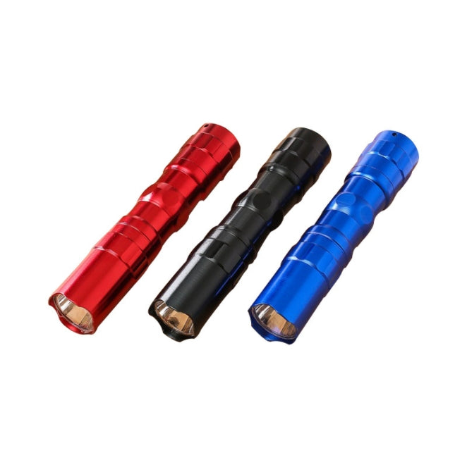 Aluminium Alloy Strong Light Waterproof Flashlight printed with a company logo, corporate gift