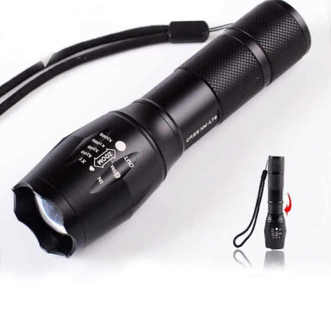 Custom logo Three-stage focus flashlight – image 1