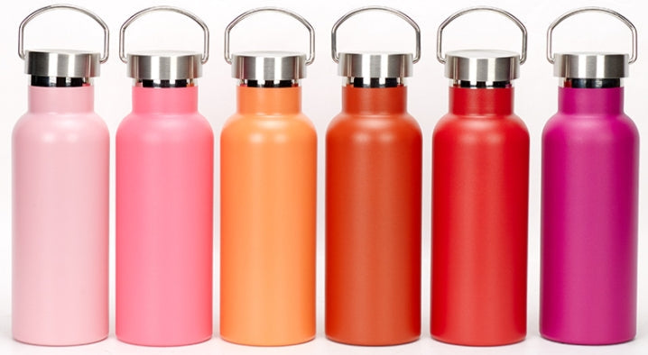 Colourful Stainless Steel Hand-held Water Bottle, view 4 of 5