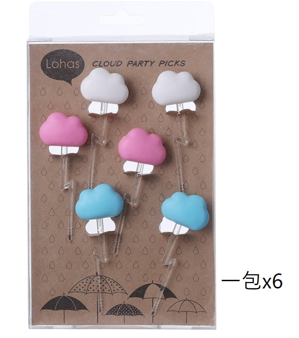 Custom Logo Cute cloud-shaped fork | Premium Corporate Gifts and Custom Gifts