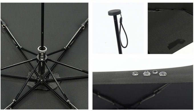 Custom Logo Lightweight carbon fiber tri-fold umbrella | Premium Corporate Gifts and Custom Gifts