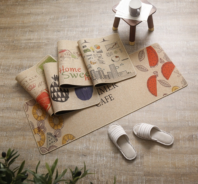 Custom Logo Natural rubber linen floor mat anti-slip mat | Premium Corporate Gifts and Custom Gifts