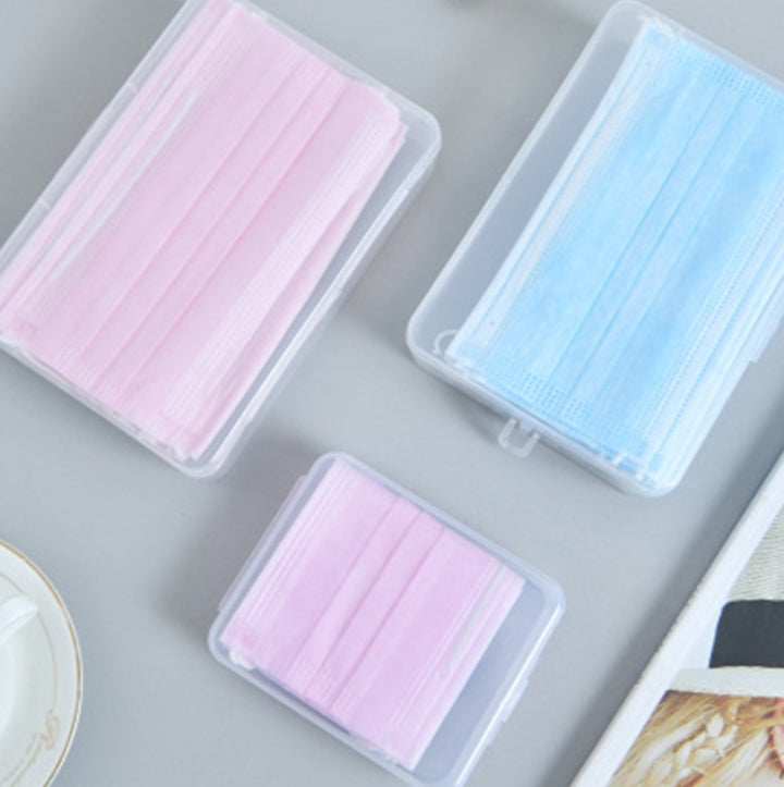 Custom Logo Transparent Mask Storage Box | Premium Corporate Gifts and Custom Gifts