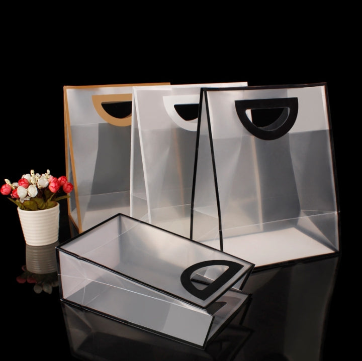 Custom Logo PVC Tote Gift Bag Square Bag | Premium Corporate Gifts and Custom Gifts