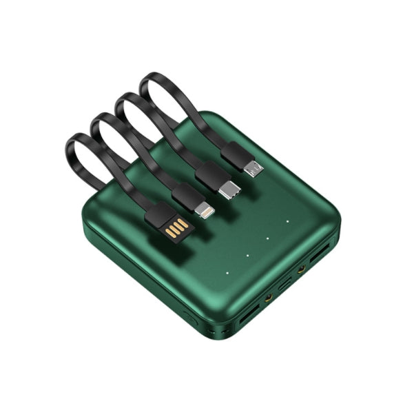 Custom Logo Square Multi-Wire Power Bank | Premium Corporate Gifts and Custom Gifts