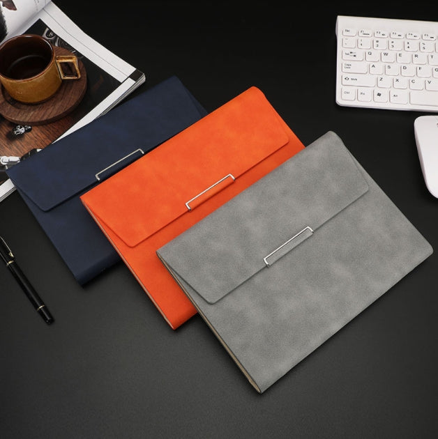 Custom Logo A5 Flap Leather Notebook | Premium Corporate Gifts and Custom Gifts