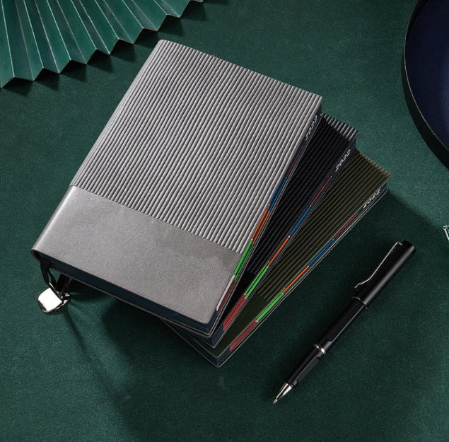 Custom Logo Thickened Water Ripple Notebook | Premium Corporate Gifts and Custom Gifts