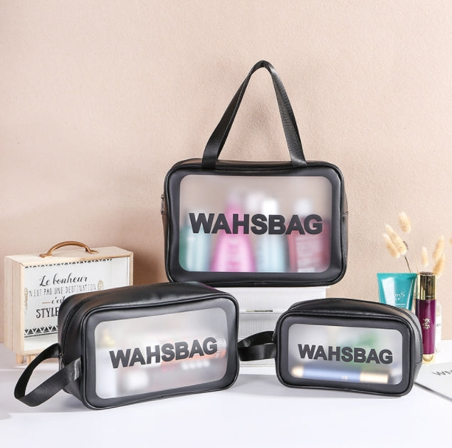Custom Logo Black Travel Capacity Portable Toiletry Bag | Premium Corporate Gifts and Custom Gifts