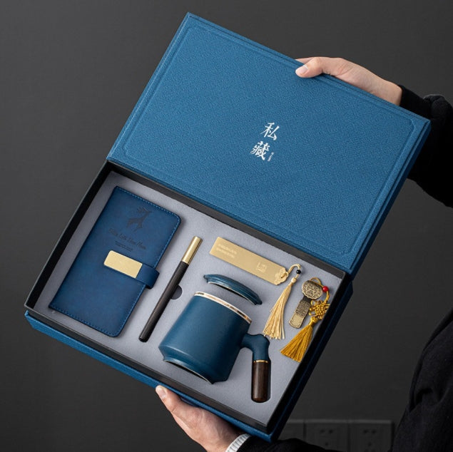 Custom Logo Business Office Tea Set of Five | Premium Corporate Gifts and Custom Gifts