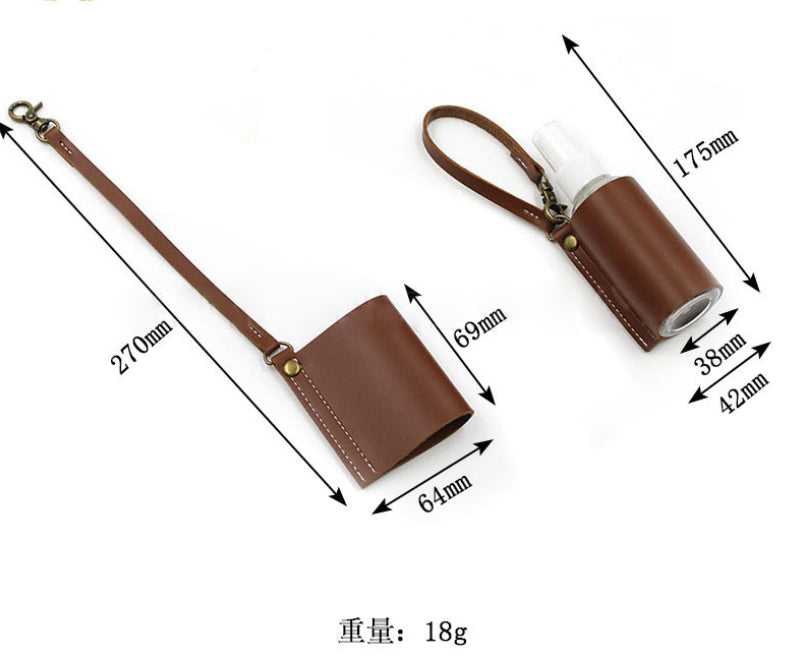 Custom Logo Leather Multi-Colored Cylindrical Spray Bottle Holster | Premium Corporate Gifts and Custom Gifts