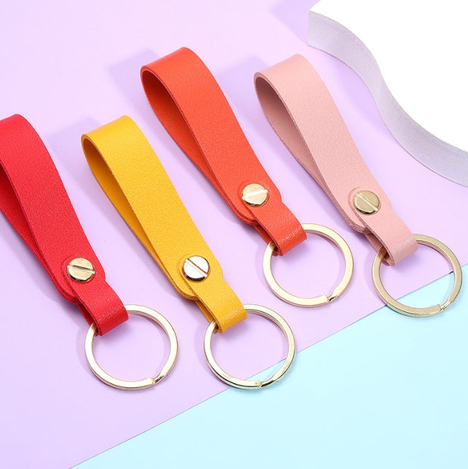 Custom Logo PU leather keychain clasp | Premium Corporate Gifts and Custom Gifts