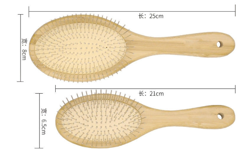 Custom Logo Wood Grain Airbag Massage Steel Comb | Premium Corporate Gifts and Custom Gifts