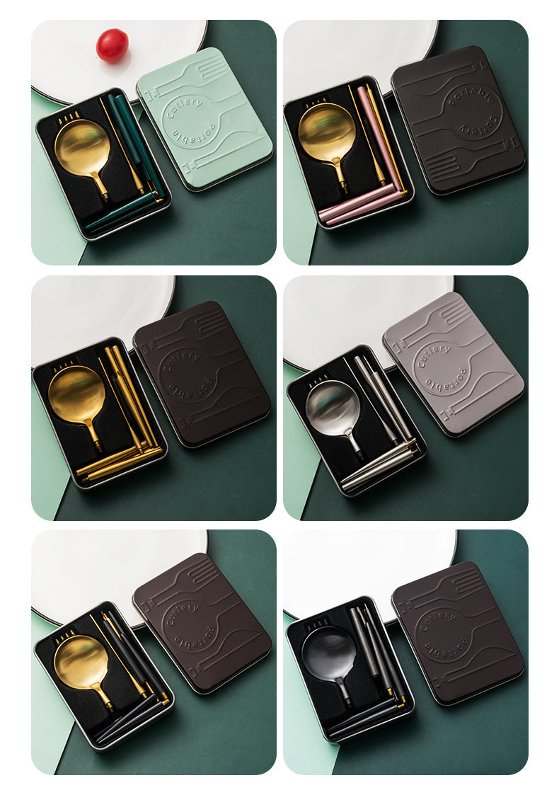 Custom Logo High-end folding tableware set | Premium Corporate Gifts and Custom Gifts