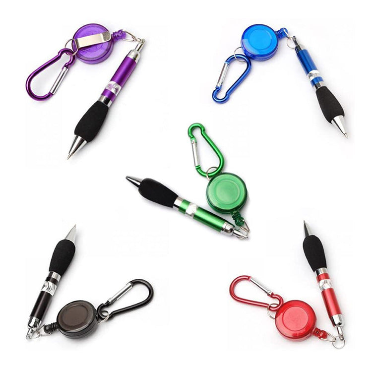 Custom Logo Telescopic clip metal ballpoint pen | Premium Corporate Gifts and Custom Gifts