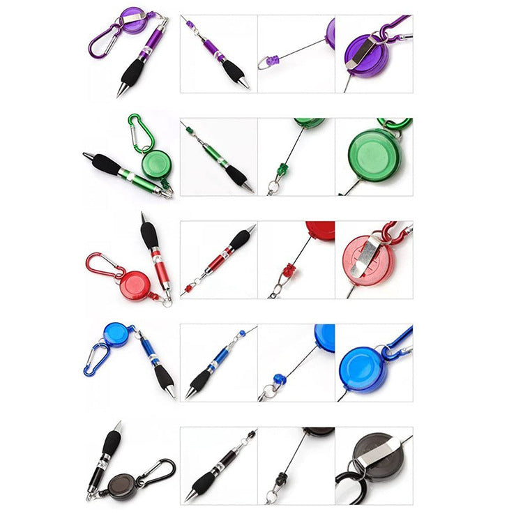 Custom Logo Telescopic clip metal ballpoint pen | Premium Corporate Gifts and Custom Gifts