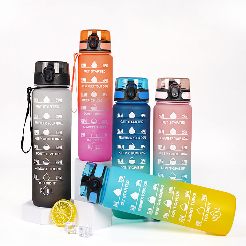 Custom Logo Colorful gradient color water bottle 1L | Premium Corporate Gifts and Custom Gifts