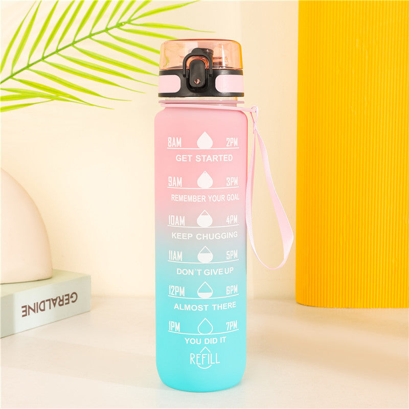 Custom Logo Colorful gradient color water bottle 1L | Premium Corporate Gifts and Custom Gifts
