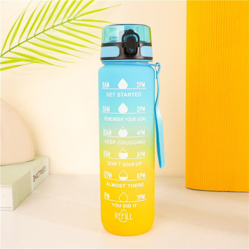 Custom Logo Colorful gradient color water bottle 1L | Premium Corporate Gifts and Custom Gifts