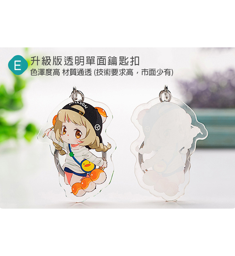 Custom Logo Acrylic Advertising Keychain | Premium Corporate Gifts and Custom Gifts