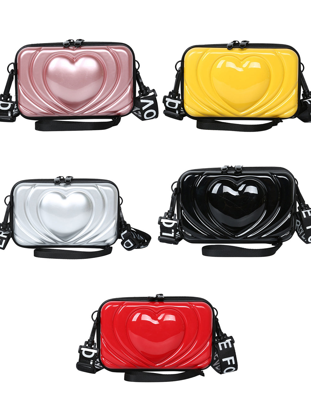 Custom Logo Love Travel Hard Shell Side Backpack | Premium Corporate Gifts and Custom Gifts