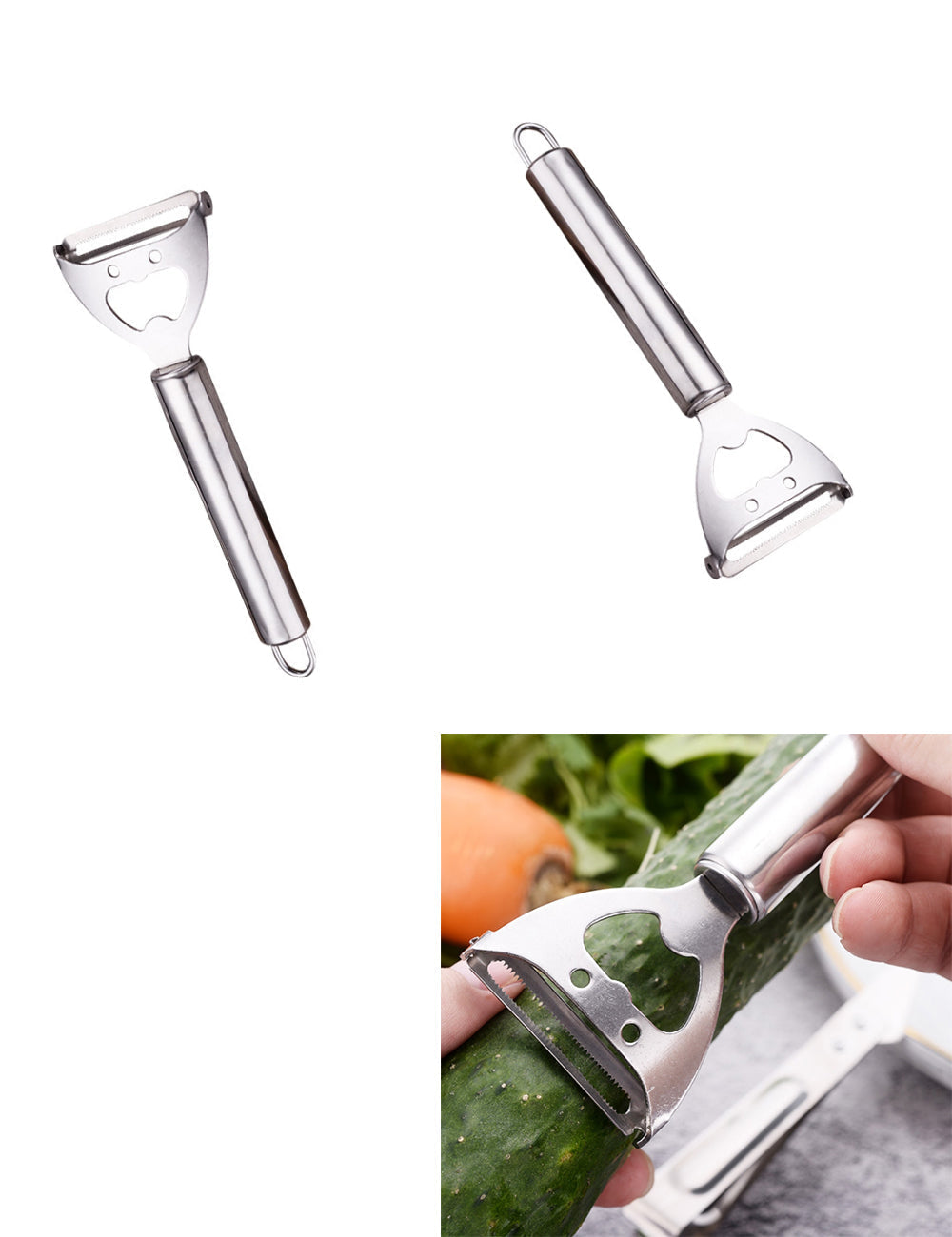 Kitchen Stainless Steel Fruit Paring Knife printed with a company logo, corporate gift