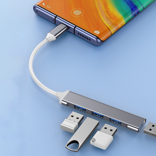 2-in-1 USB 3.0 Docking Station printed with a company logo, corporate gift