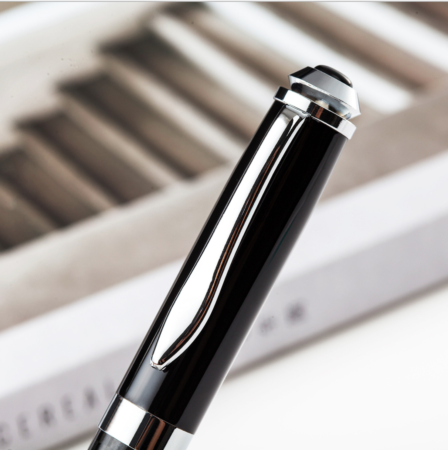 Custom Logo Carbon Fiber Advertising Ballpoint Pen | Premium Corporate Gifts and Custom Gifts