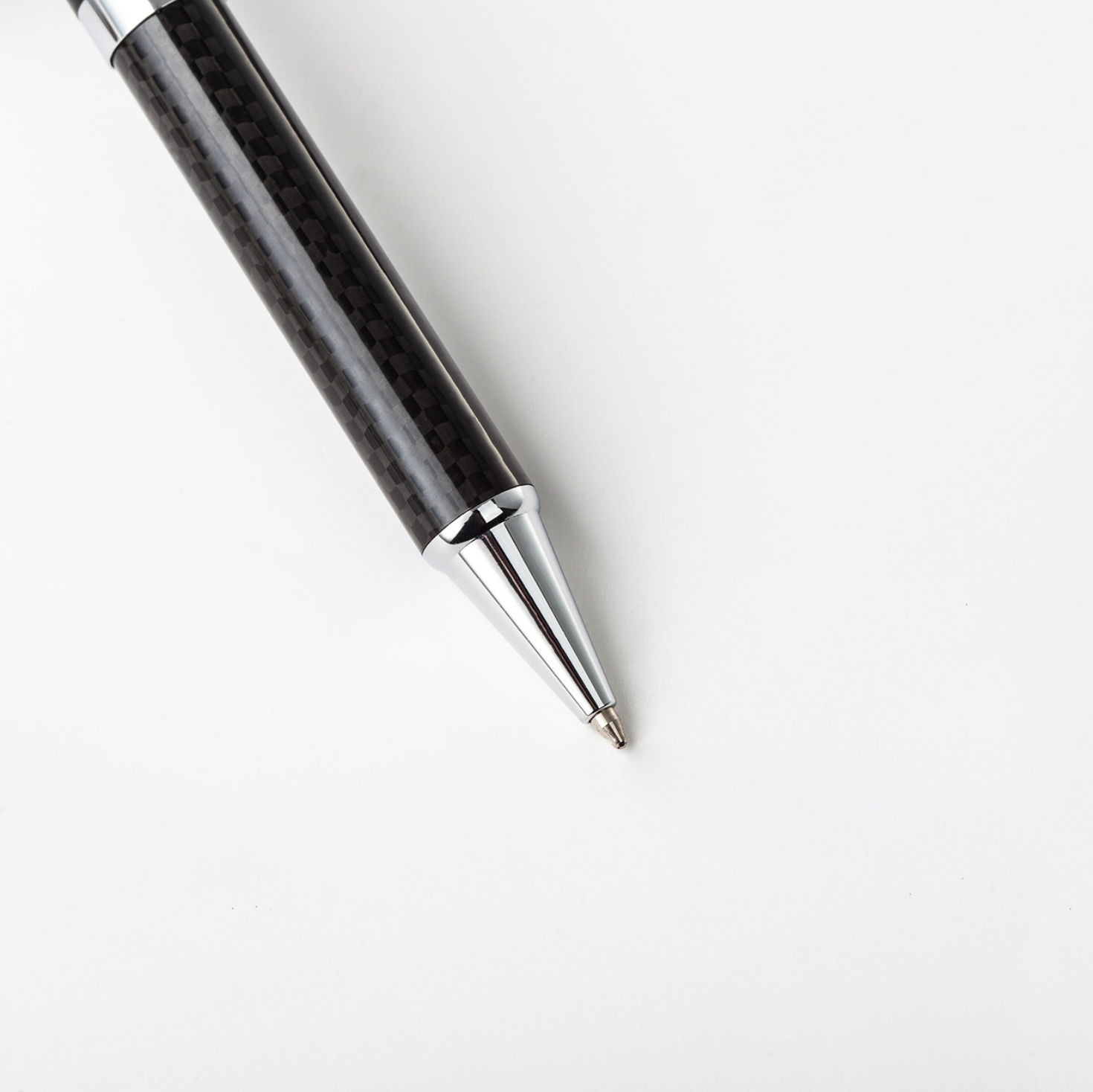 Custom Logo Carbon Fiber Advertising Ballpoint Pen | Premium Corporate Gifts and Custom Gifts