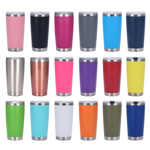 20oz Car Cup Insulated Travel Mug printed with a company logo, corporate gift