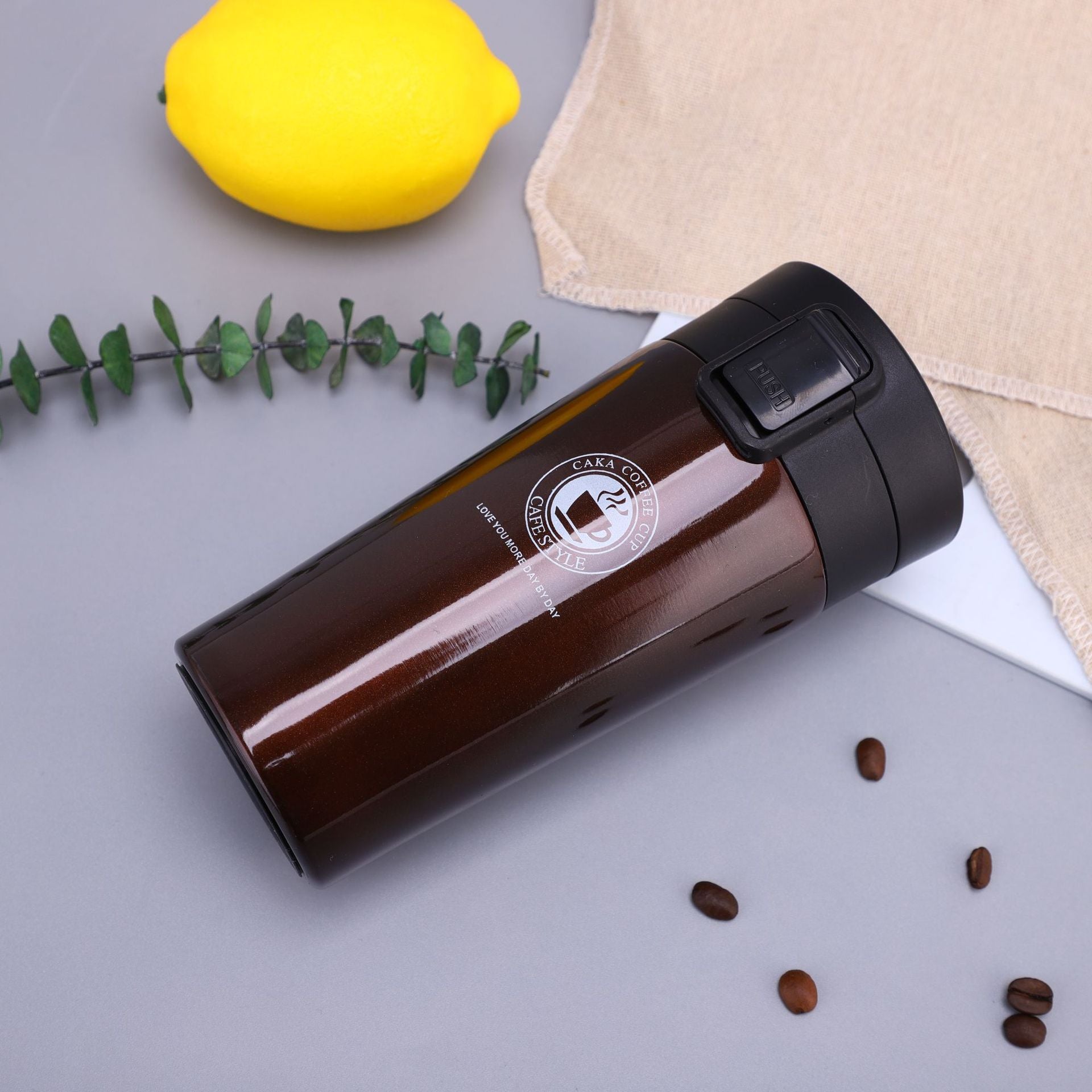 Custom Logo Double-layer car bouncing coffee cup | Premium Corporate Gifts and Custom Gifts